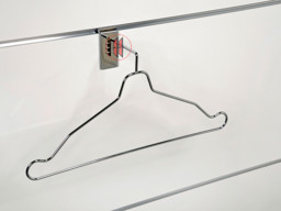 Zeige Details für Kleiderbügel für Lamellenwände Bild von Kleiderbügel für Lamellenwände
