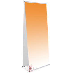 Zeige Details für Bannerständer doppelseitig H200cm Bild von Bannerständer doppelseitig H200cm