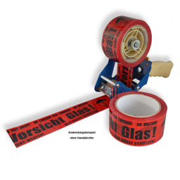 Zeige Details für Packband 66mtr. - Vorsicht Glas Bild von Packband 66mtr. - Vorsicht Glas