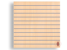 Zeige Details für Lamellenwand B120 H244 Buche hell geteilt Bild von Lamellenwand B120 H244 Buche hell geteilt