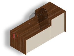 Zeige Details für Snacktresen mit Brötchenvitrine BS03 Bild von Snacktresen mit Brötchenvitrine BS03