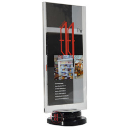 Zeige Details für Menükartenhalter aus Acryl Bild von Menükartenhalter aus Acryl