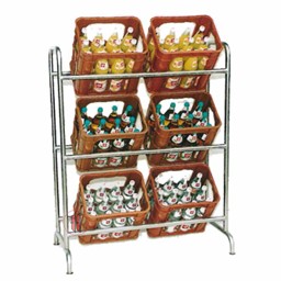 Zeige Details für Flaschenkistenständer fahrbar  Bild von Flaschenkistenständer fahrbar