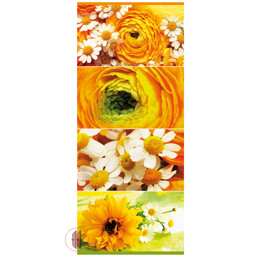 Bild von Textilbanner Blumen