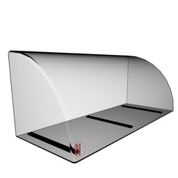 Zeige Details für Niesschutz B635 H250mm Bild von Niesschutz B635 H250mm