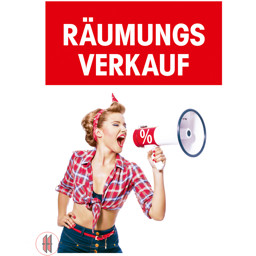 Zeige Details für Banner für Kundenstopper A1 Räumungsverkauf Bild von Banner für Kundenstopper A1 Räumungsverkauf