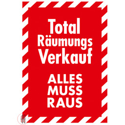 Zeige Details für Banner für Kundenstopper A1 Räumungsverkauf Bild von Banner für Kundenstopper A1 Räumungsverkauf