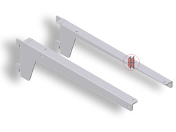 Zeige Details für Konsolen für Zigarettenböden (Paar) Bild von Konsolen für Zigarettenböden (Paar)