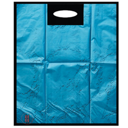 Bild von Tragetasche Blau 37x45cm (100 Stück)