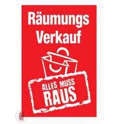 Zeige Details für Banner für Kundenstopper A1 Räumungsverkauf Bild von Banner für Kundenstopper A1 Räumungsverkauf