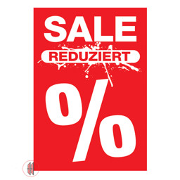 Zeige Details für Banner f. Kundenstopper A1 SALE % Bild von Banner f. Kundenstopper A1 SALE %