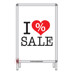 Bild von Banner für Kundenstopper A1 I Love Sale