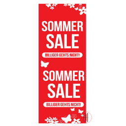 Zeige Details für Papier-Banner einseitig 48x138cm SommerSale Bild von Papier-Banner einseitig 48x138cm SommerSale