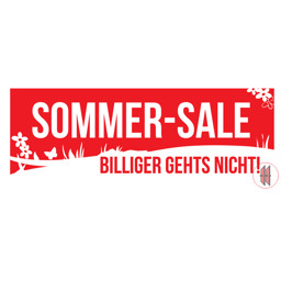 Zeige Details für Ankleber Sommer Sale 98x34cm Bild von Ankleber Sommer Sale 98x34cm
