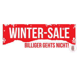 Zeige Details für Ankleber Winter Sale 99x34 cm Bild von Ankleber Winter Sale 99x34 cm