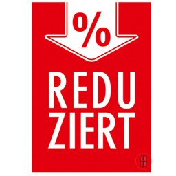 Zeige Details für Rahmenschild Reduziert - %_Zeichen (10 Stück) Bild von Rahmenschild Reduziert - %_Zeichen (10 Stück)