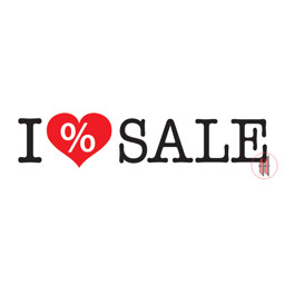 Zeige Details für Ankleber I Love SALE Bild von Ankleber I Love SALE