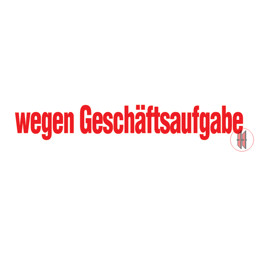 Zeige Details für Ankleber wegen Geschäftsaufgabe Bild von Ankleber wegen Geschäftsaufgabe