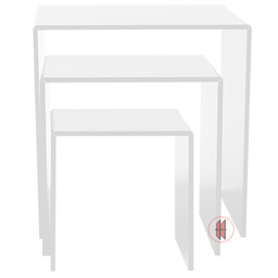 Zeige Details für  Acrylablagen 3-teilig Bild von  Acrylablagen 3-teilig