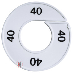 Zeige Details für Ringscheibe mit Rand und Druck in Weiß Bild von Ringscheibe mit Rand und Druck in Weiß