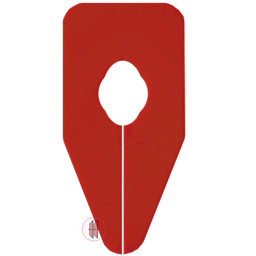 Zeige Details für Größenscheibe rot Bild von Größenscheibe rot