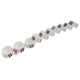 Zeige Details für Zahlenreiter in Dekaden weiß (10 Stück) Bild von Zahlenreiter in Dekaden weiß (10 Stück)