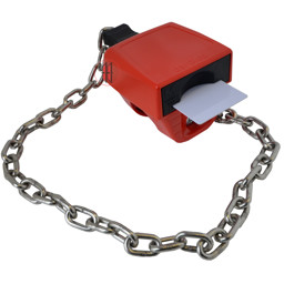 Zeige Details für Kartenpfandschloss inkl. weißer Einsteckkarte Bild von Kartenpfandschloss inkl. weißer Einsteckkarte