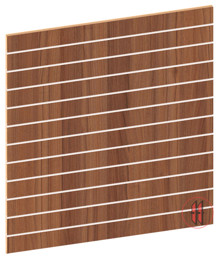Zeige Details für Lamellenwand Nussbaum inkl. Aluprofile Bild von Lamellenwand Nussbaum inkl. Aluprofile