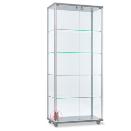 Zeige Details für Profilvitrine Leon - fahrbar Bild von Profilvitrine Leon - fahrbar
