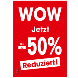Zeige Details für Banner für Kundenstopper A1 WOW Bild von Banner für Kundenstopper A1 WOW