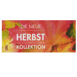 Zeige Details für Plakatstreifen Die neue Herbst Kollektion  Bild von Plakatstreifen Die neue Herbst Kollektion