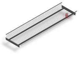 Bild von Gitterboden Eco Line anthrazitgrau