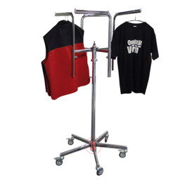 Zeige Details für Kreuzständer m. 4 geraden Armen verchromt Bild von Kreuzständer m. 4 geraden Armen verchromt