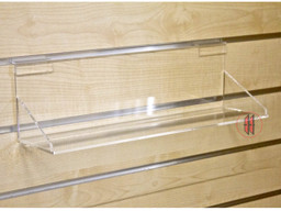 Zeige Details für Einhängeregal f. Lamellenwände transparent Bild von Einhängeregal f. Lamellenwände transparent