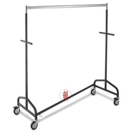 Zeige Details für Konfektionsständer L140cm in Feinstruktur schwarz Bild von Konfektionsständer L140cm in Feinstruktur schwarz