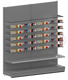 Zeige Details für Zigarettenregal B200 H220 T47 Bild von Zigarettenregal B200 H220 T47