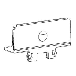 Zeige Details für Adapterclip RMC B34 H18,5 transparent Bild von Adapterclip RMC B34 H18,5 transparent