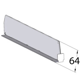 Bild von Endfachteiler D090 H64mm transparent