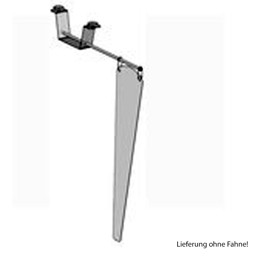 Zeige Details für Fahnenhalterung f. Metallfachboden Bild von Fahnenhalterung f. Metallfachboden