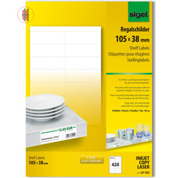 Zeige Details für Regalschilder H38mm auf DIN A4 Bogen Bild von Regalschilder H38mm auf DIN A4 Bogen