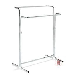 Zeige Details für Doppelständer verchromt Bild von Doppelständer verchromt