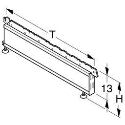 Bild von Fußteil H16cm  AS