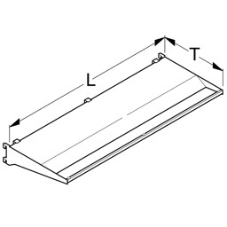 Zeige Details für Tragerahmen T22 für Glasfachboden Bild von Tragerahmen T22 für Glasfachboden