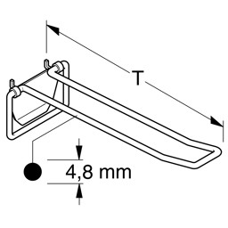 Bild von Doppel-Klapphaken mit Schwenkplatte