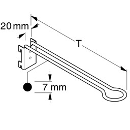Zeige Details für Halter für Gartengeräte SL T35cm Bild von Halter für Gartengeräte SL T35cm