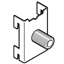 Bild von Armaturenhalter 1/2"-Außengewinde verzinkt