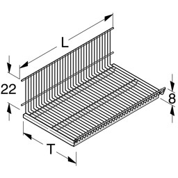 Bild von Endloskorb TEK H22 AM100cm