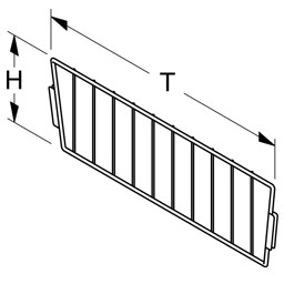 Bild von Abteilgitter für Drahtkorb