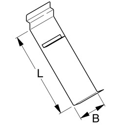 Bild von Schuhablage frontal für Paneele 32x10cm