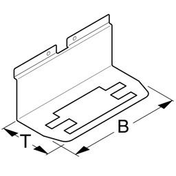 Zeige Details für Tellerhalter 2-fach 9,5x18 cm Bild von Tellerhalter 2-fach 9,5x18 cm